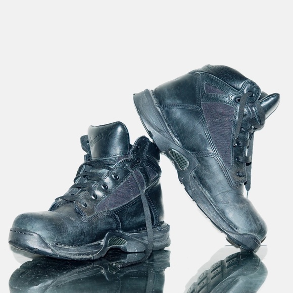 DANNER Genuine Leather Black Hiking Chucka Boots - Picture 3 of 14